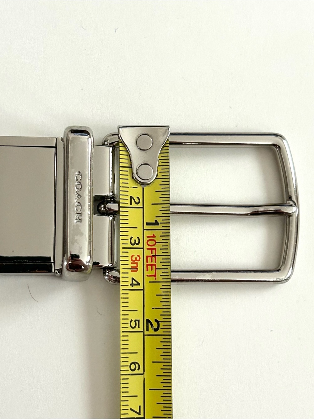Coach Reversible Belt - Size 38 - Embossed Logo - Mens - Picture 10 of 10